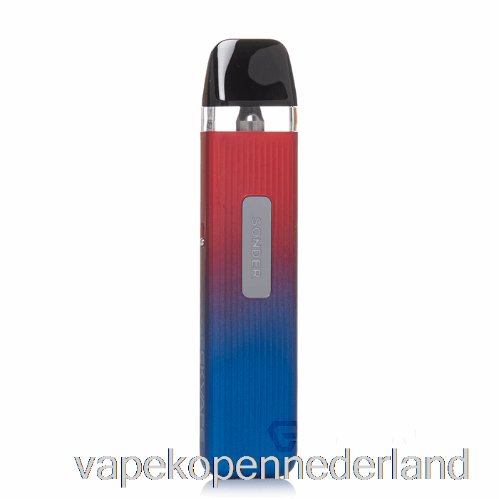 Elektronische Sigaret Vape Geek Vape Sonder Q 20w Pod Kit Rood Blauw